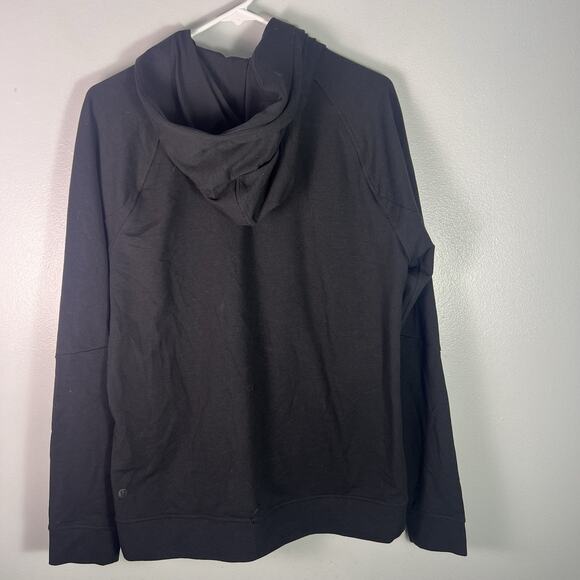 Lululemon Men's Sz M Black Hoodie City Sweat Pride Oversized Rainbow Casual - Picture 7 of 10